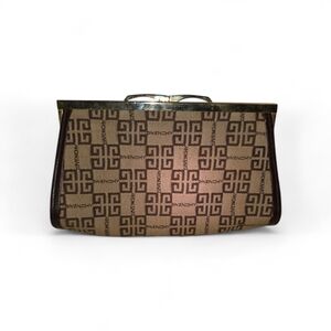 Givenchy Brown and Beige Monogram  Clutch